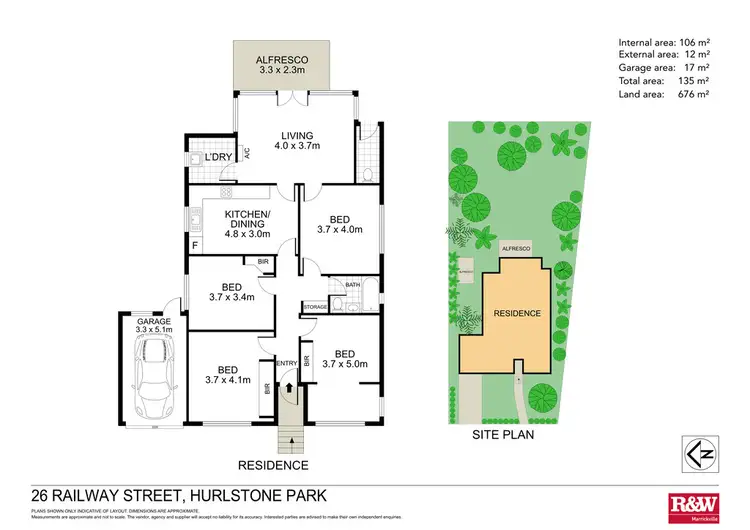 Floorplan of Homely house listing, 26 Railway Street, Hurlstone Park NSW 2193