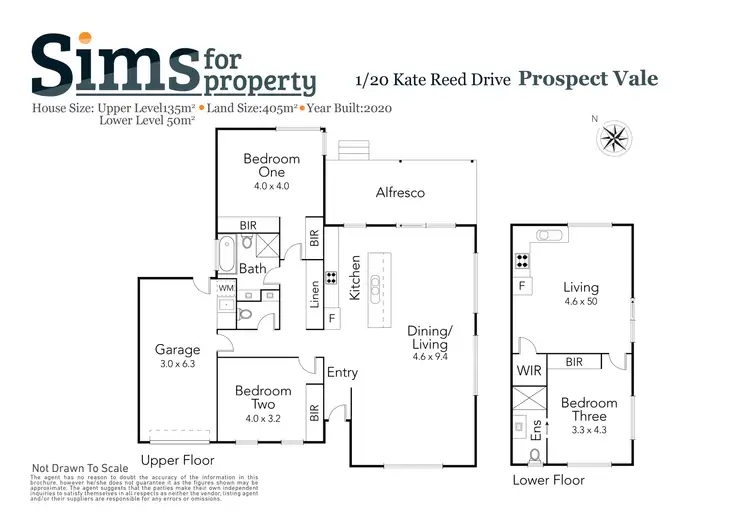 Floorplan of Homely house listing, 1/20 Kate Reed Drive, Prospect Vale TAS 7250