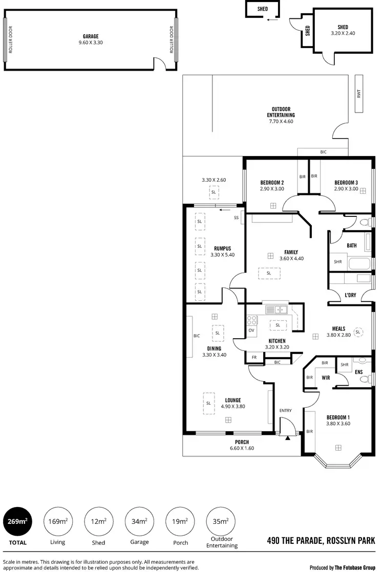 Floorplan of Homely house listing, 490 The Parade, Rosslyn Park SA 5072