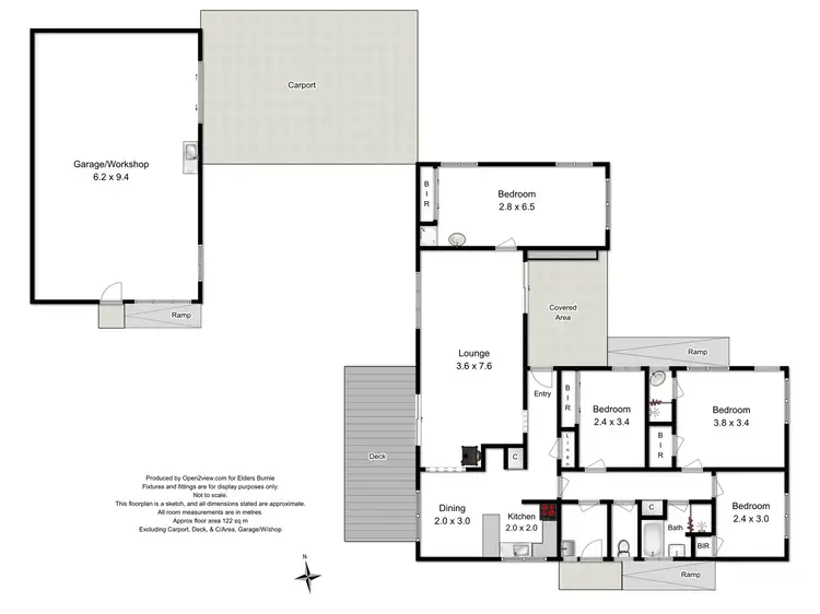 Floorplan of Homely house listing, 35 Hearps Road, West Ulverstone TAS 7315
