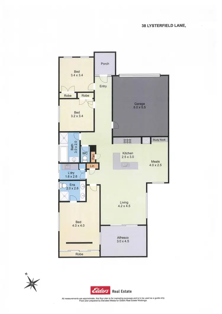 Floorplan of Homely house listing, 38 Lysterfield Lane, Wodonga VIC 3690