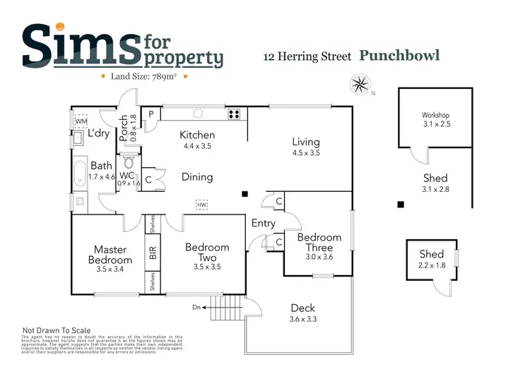 Floorplan of Homely house listing, 12 Herring Street, Punchbowl TAS 7249