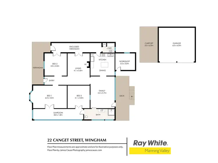 Floorplan of Homely house listing, 22 Canget Street, Wingham NSW 2429