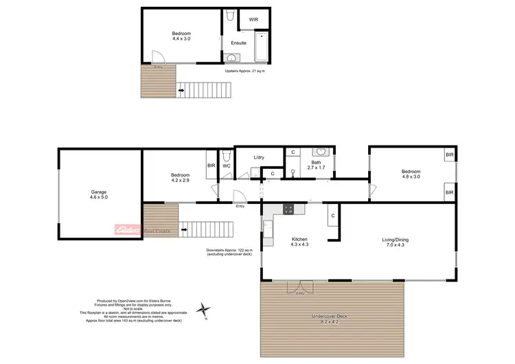 Floorplan of Homely house listing, 320 Mount Street, Upper Burnie TAS 7320