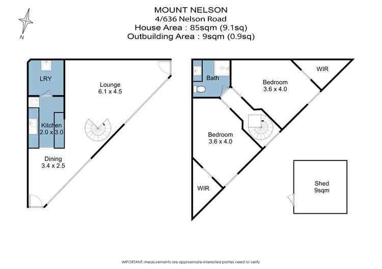 Floorplan of Homely house listing, 4/636 Nelson Road, Mount Nelson TAS 7007