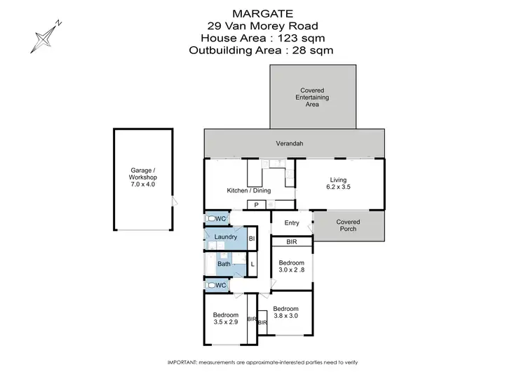 Floorplan of Homely house listing, 29 Van Morey Road, Margate TAS 7054