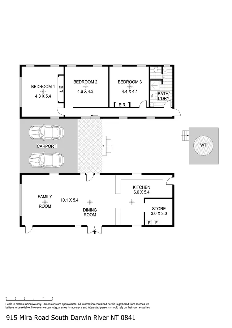 Floorplan of Homely house listing, 915 Mira Road South, Darwin River NT 841