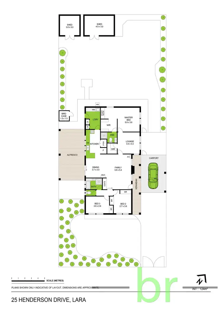 Floorplan of Homely house listing, 25 Henderson Drive, Lara VIC 3212