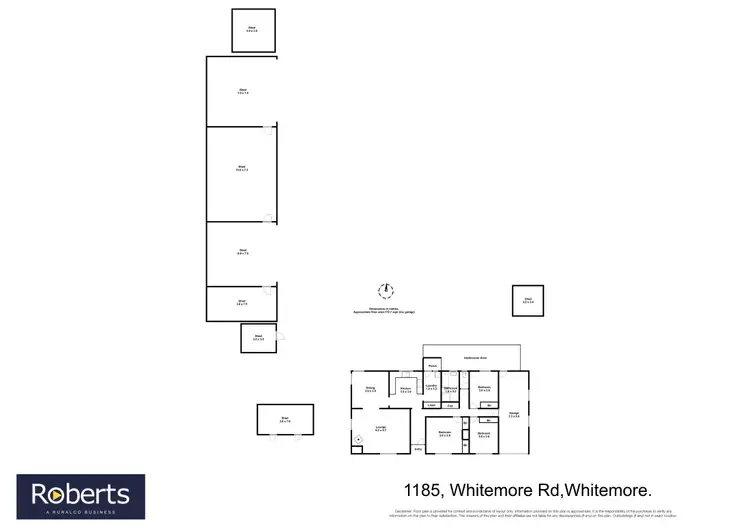 Floorplan of Homely rural property listing, 1181 Whitemore Road, Whitemore TAS 7303