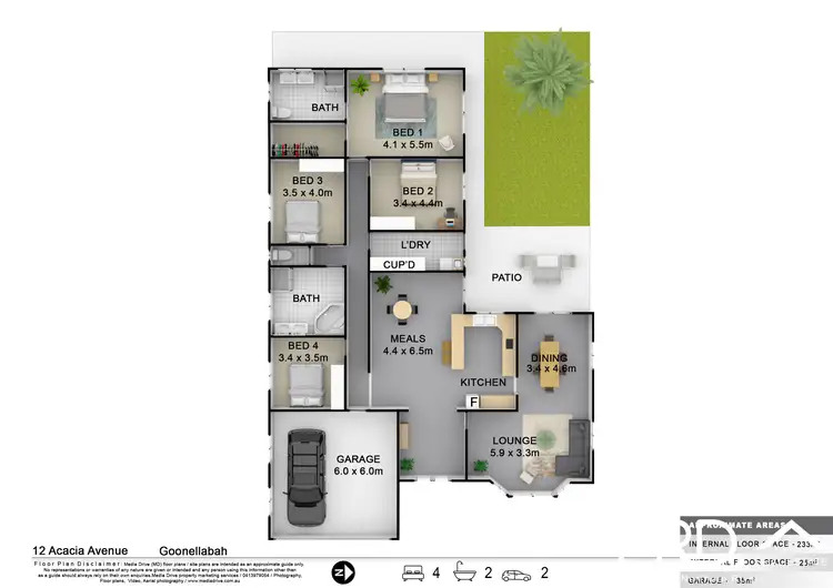 Floorplan of Homely house listing, 12 Acacia Avenue, Goonellabah NSW 2480