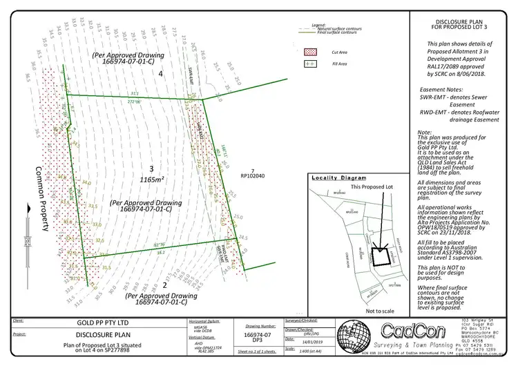 Floorplan of Homely land listing, Lot 3 35 Cobbs Road "EASTVIEW ON COBBS", Woombye QLD 4559