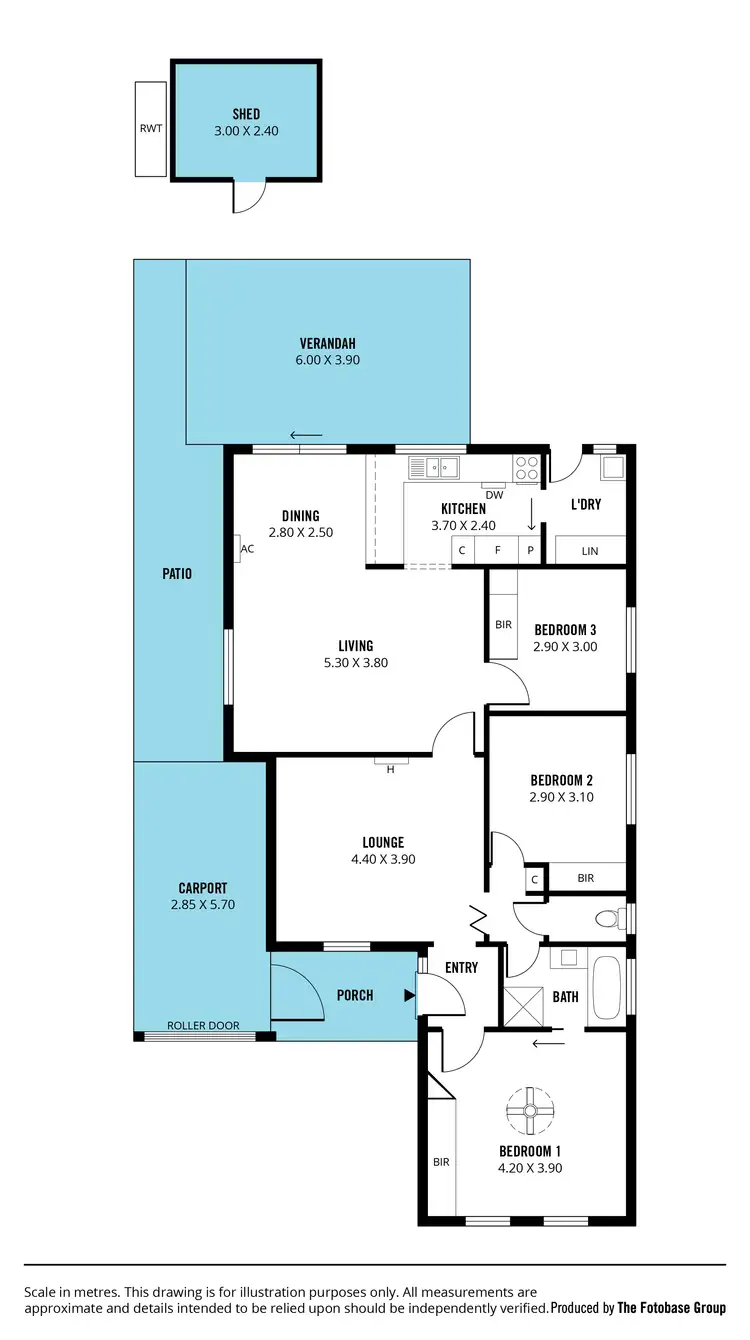 Floorplan of Homely house listing, 2 Avocet Street, Seaford Rise SA 5169