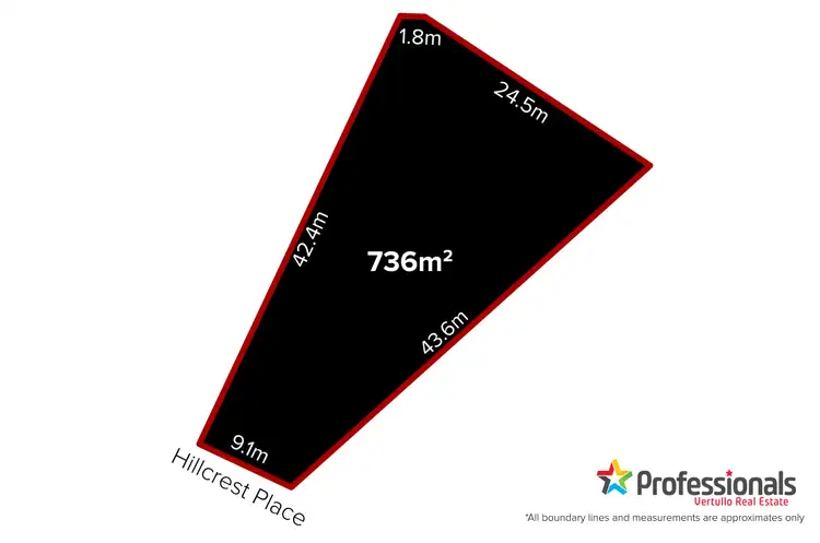 Floorplan of Homely land listing, 1864 Hillcrest Place, Sanctuary Cove QLD 4212
