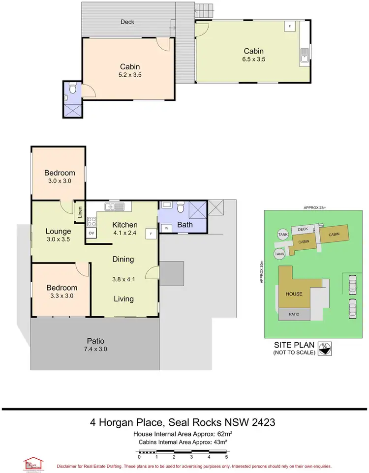 Floorplan of Homely house listing, 4 Horgan Place, Seal Rocks NSW 2423