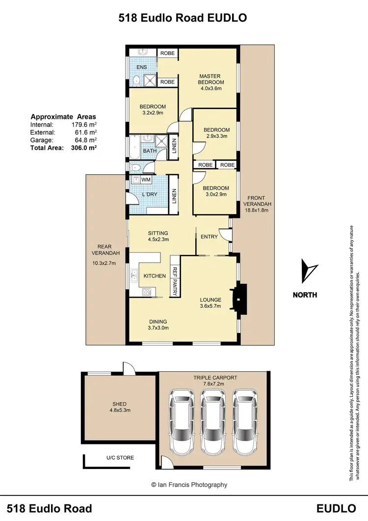 Floorplan of Homely rural property listing, 518 Eudlo Road, Eudlo QLD 4554