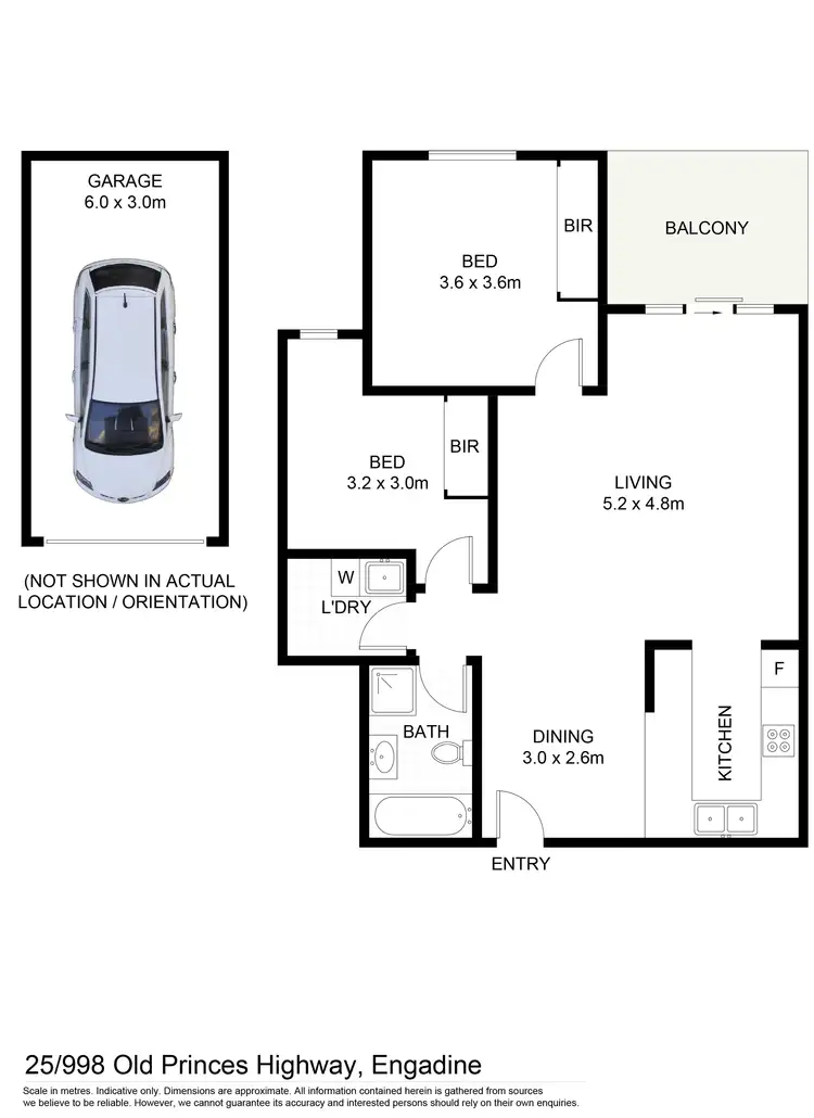 Floorplan of Homely unit listing, 25/998 Old Princes Highway, Engadine NSW 2233