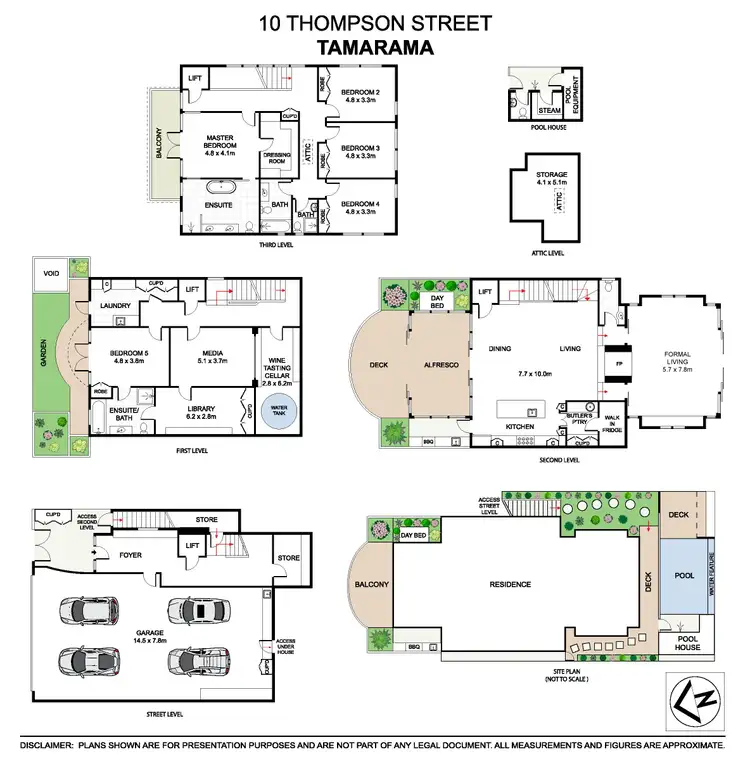 Floorplan of Homely house listing, 10 Thompson Street, Tamarama NSW 2026