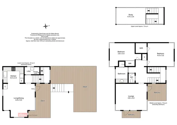 Floorplan of Homely house listing, 13 Bay View Avenue, Burnie TAS 7320