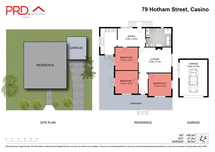 Floorplan of Homely house listing, 79 Hotham Street, Casino NSW 2470
