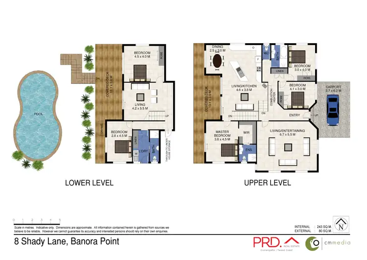 Floorplan of Homely house listing, 8 Shady Lane, Banora Point NSW 2486