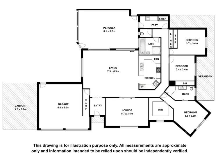 Floorplan of Homely house listing, 9 Nedlands Avenue, Mount Gambier SA 5290