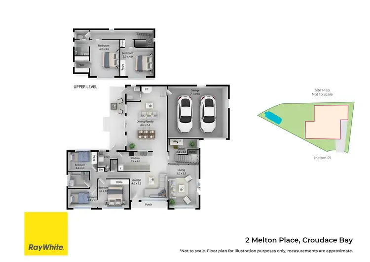 Floorplan of Homely house listing, 2 Melton Place, Croudace Bay NSW 2280