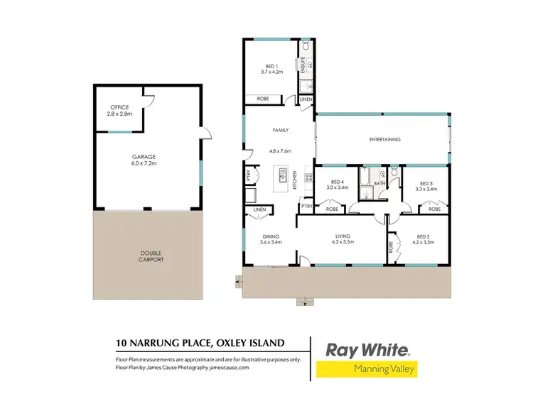Floorplan of Homely rural property listing, 10 Narrung Place, Oxley Island NSW 2430