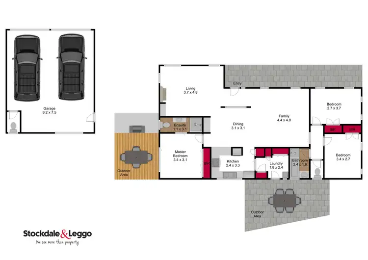 Floorplan of Homely house listing, 10 Selwyn Place, Traralgon VIC 3844