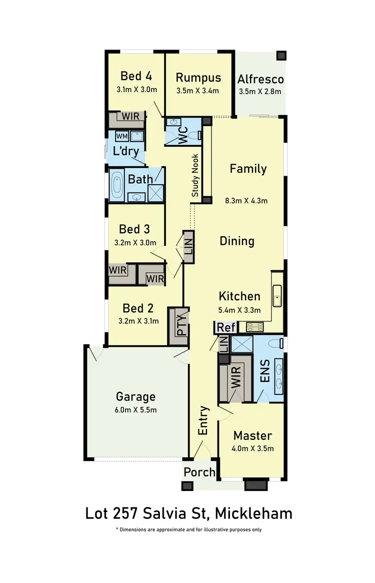 Floorplan of Homely house listing, 23 Salvia Street, Mickleham VIC 3064
