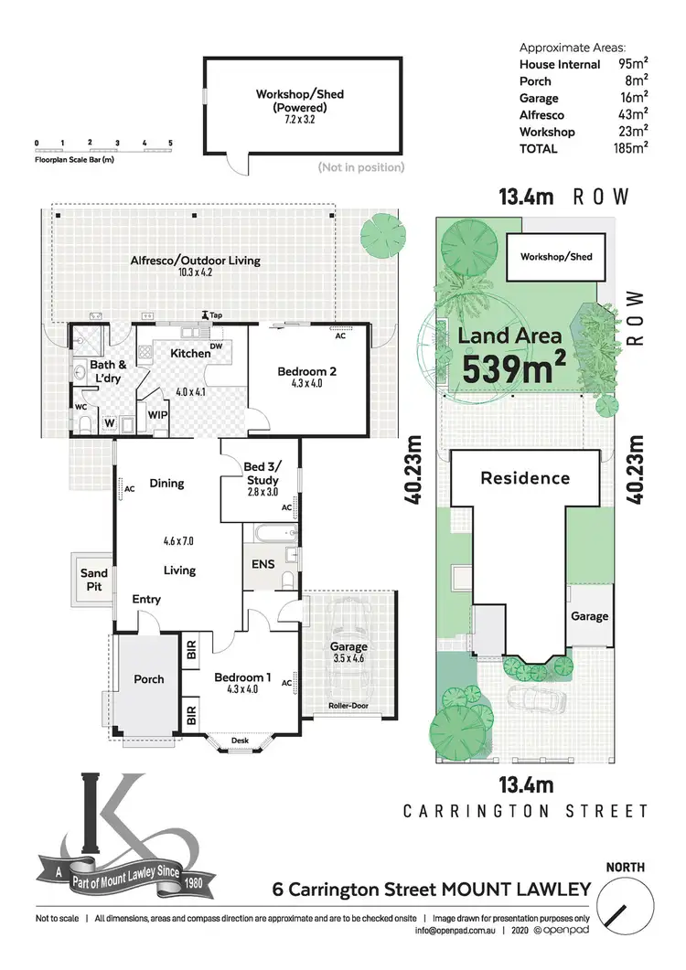 Floorplan of Homely house listing, 6 Carrington Street, Mount Lawley WA 6050