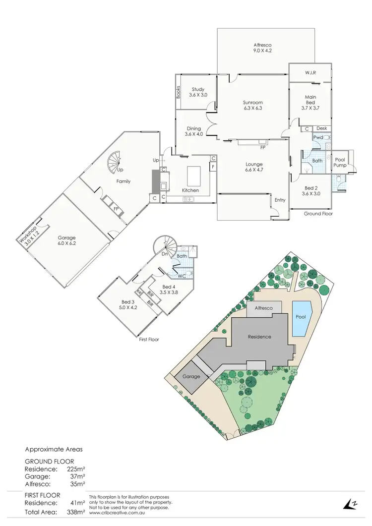 Floorplan of Homely house listing, 12 Olympic Place, Ardross WA 6153
