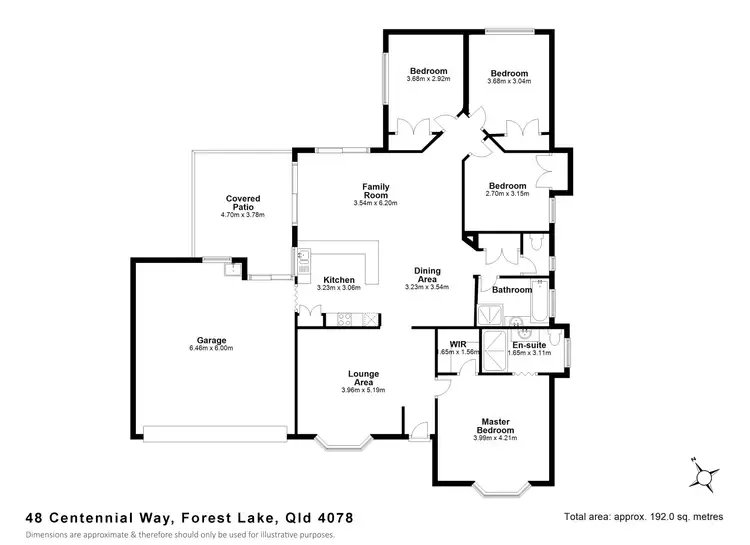 Floorplan of Homely house listing, 48 Centennial Way, Forest Lake QLD 4078