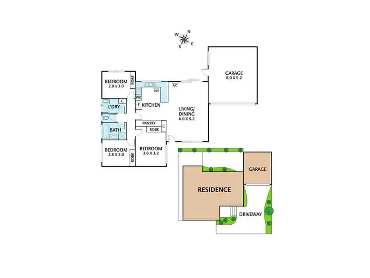 Floorplan of Homely unit listing, 3/34 Andrew Street, Ringwood VIC 3134