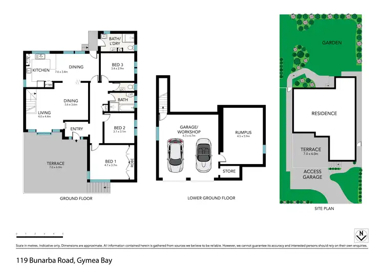 Floorplan of Homely house listing, 119 Bunarba Road, Gymea Bay NSW 2227