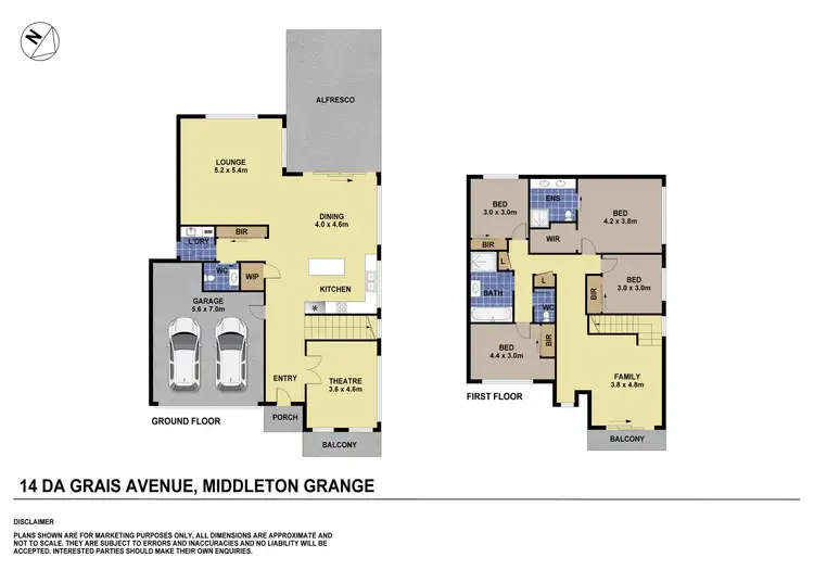Floorplan of Homely house listing, 14 De Garis Close, Middleton Grange NSW 2171