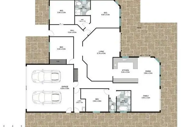 Floorplan of Homely house listing, 8 Michael Street, Wynnum West QLD 4178
