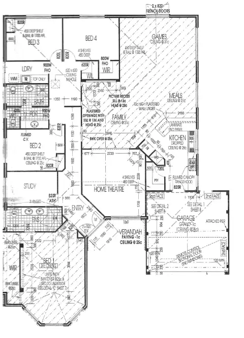 Floorplan of Homely house listing, 431 Balfour Street, Southern River WA 6110