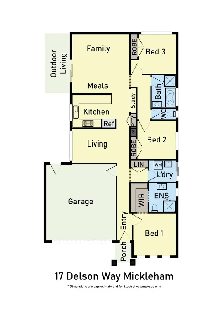 Floorplan of Homely house listing, 17 Delson Way, Mickleham VIC 3064