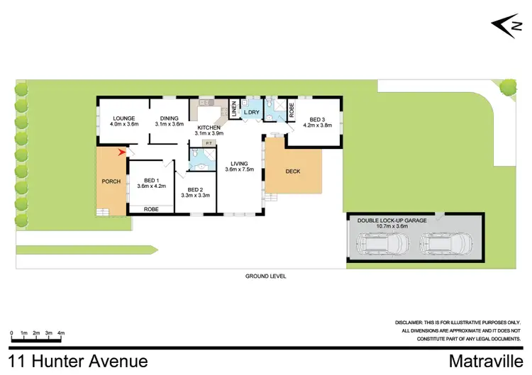 Floorplan of Homely house listing, 11 Hunter Avenue, Matraville NSW 2036