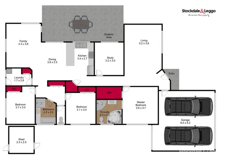 Floorplan of Homely house listing, 85 Wirilda Crescent, Traralgon VIC 3844