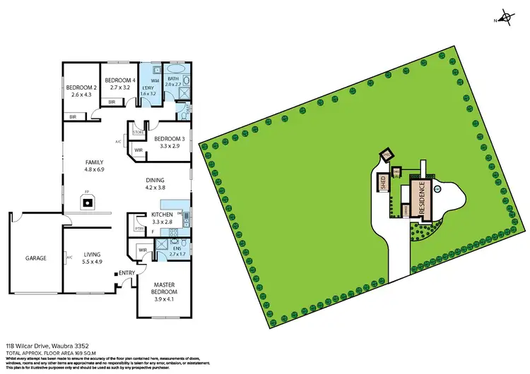 Floorplan of Homely house listing, 118 Wilcar Drive, Waubra VIC 3352