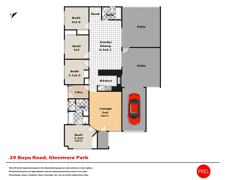 Floorplan of Homely house listing, 29 Buyu Road, Glenmore Park NSW 2745
