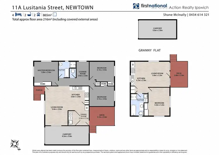Floorplan of Homely house listing, 11A Lusitania Street, Newtown QLD 4305