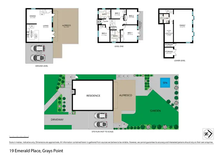 Floorplan of Homely house listing, 19 Emerald Place, Grays Point NSW 2232