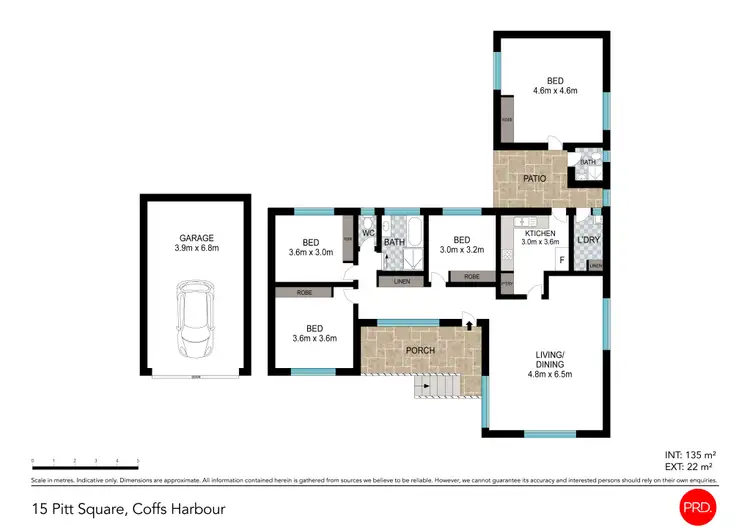 Floorplan of Homely house listing, 15 Pitt Square, Coffs Harbour NSW 2450