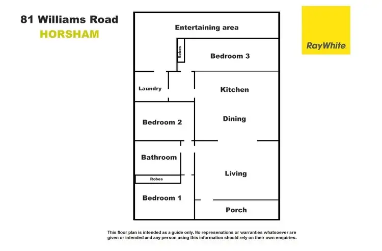 Floorplan of Homely house listing, 81 Williams Road, Horsham VIC 3400