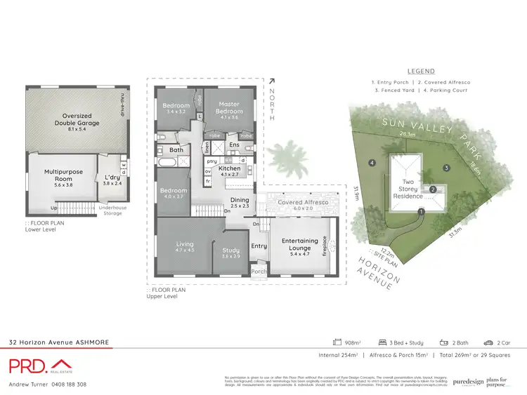 Floorplan of Homely house listing, 32 Horizon Avenue, Ashmore QLD 4214