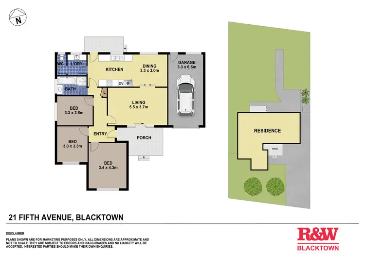 Floorplan of Homely house listing, 21 Fifth Avenue, Blacktown NSW 2148