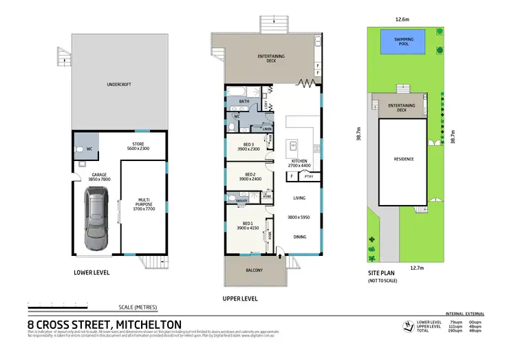 Floorplan of Homely house listing, 8 Cross Street, Mitchelton QLD 4053