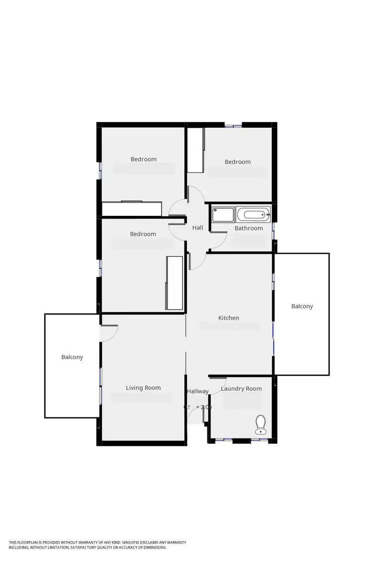 Floorplan of Homely house listing, 49 Deutcher Street, Temora NSW 2666